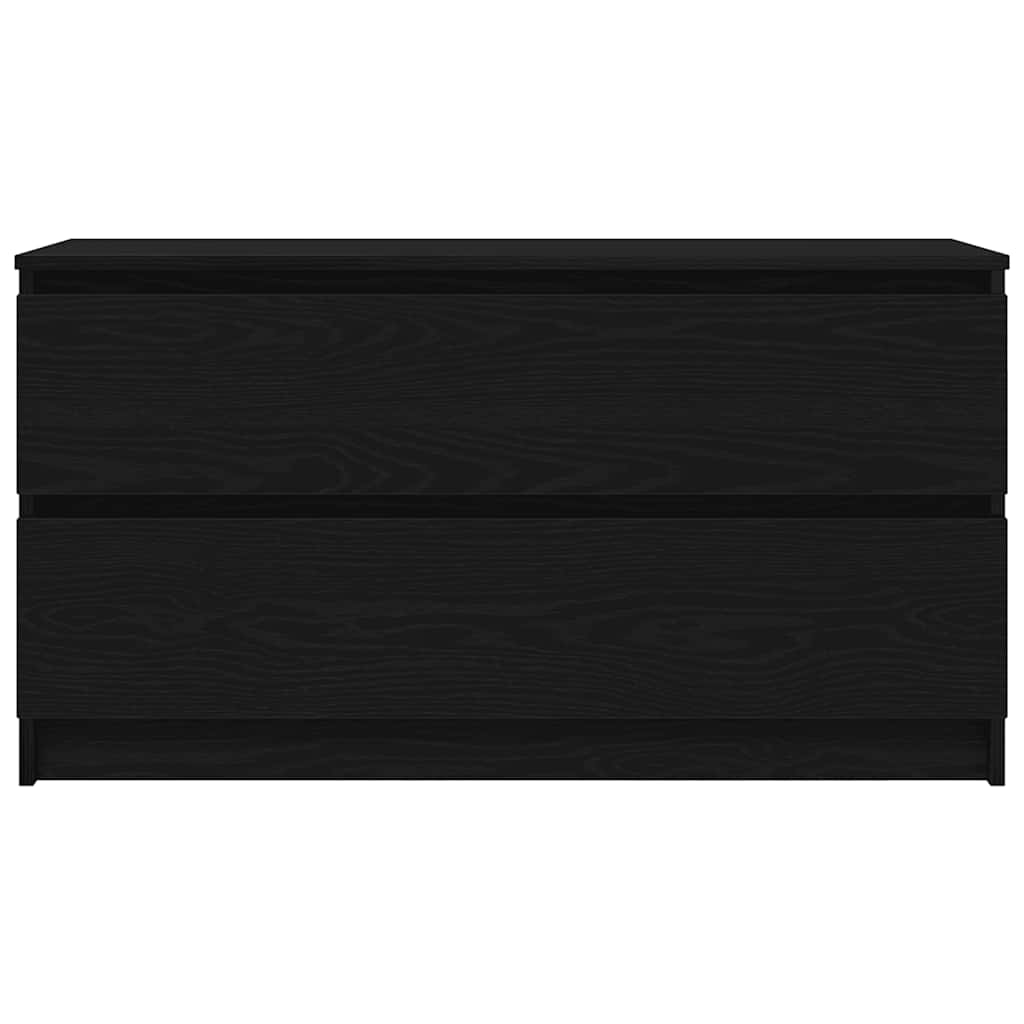 TV Cabinet Black 100x35x54 cm Engineered Wood