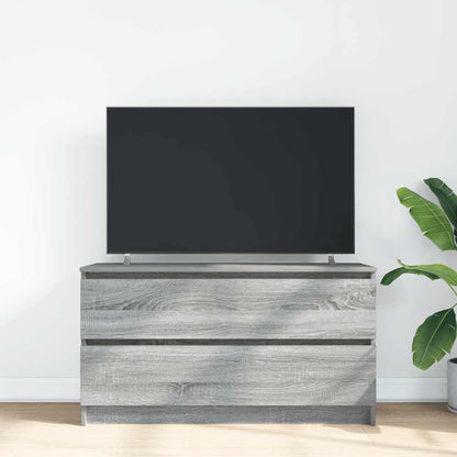 TV Cabinet Grey Sonoma 100x35x54 cm Engineered Wood