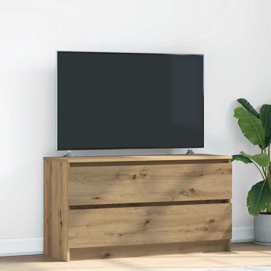 TV Cabinet Artisan Oak 100x35x54 cm Engineered Wood