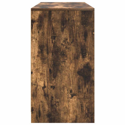 Desk Smoked Oak 120x42x76 cm Engineered Wood