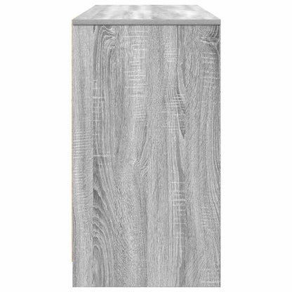 Desk Grey Sonoma 120x42x76 cm Engineered Wood
