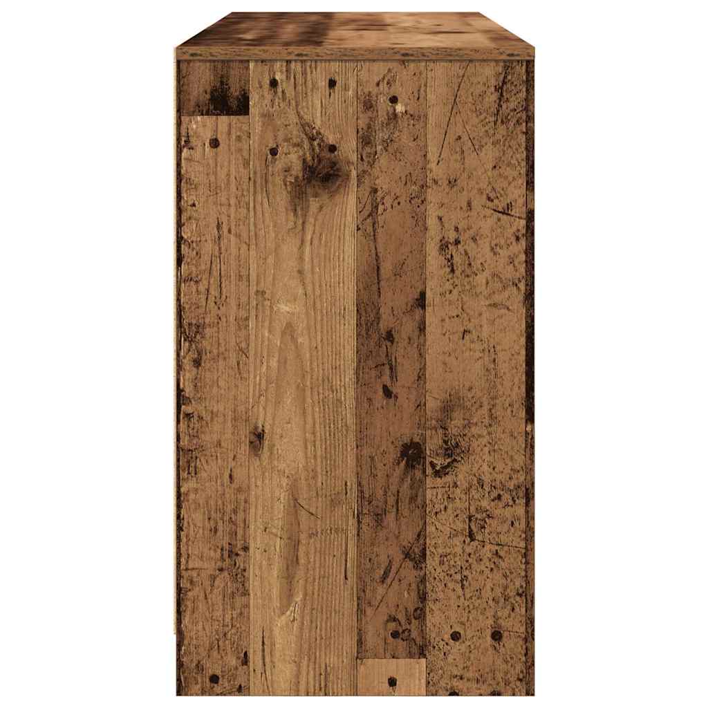 Desk Old Wood 120x42x76 cm Engineered Wood