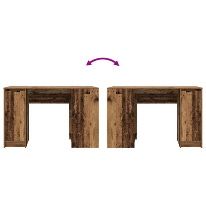 Desk Old Wood 120x42x76 cm Engineered Wood