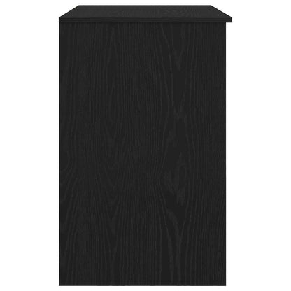 Desk Black Oak 86x49x76 cm Engineered Wood