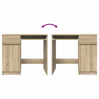 Desk Sonoma Oak 86x49x76 cm Engineered Wood
