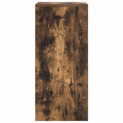 Shoe Cabinet Smoked Oak 29.5x34x76 cm Engineered Wood