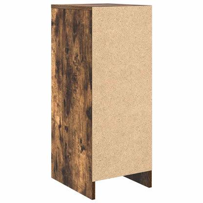Shoe Cabinet Smoked Oak 29.5x34x76 cm Engineered Wood