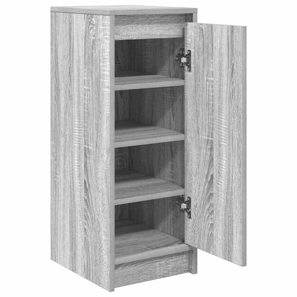 Shoe Cabinet Grey Sonoma 29.5x34x76 cm Engineered Wood