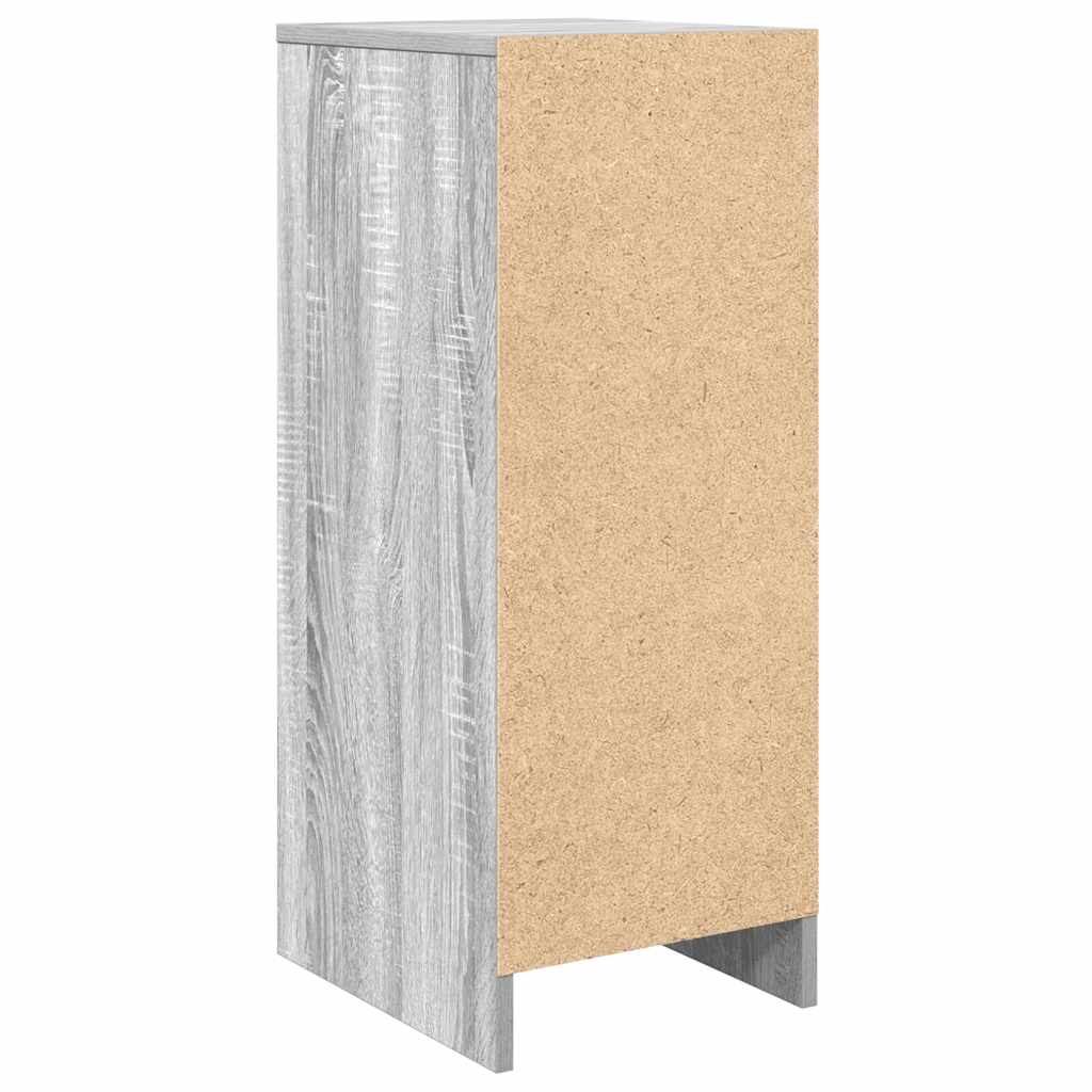 Shoe Cabinet Grey Sonoma 29.5x34x76 cm Engineered Wood