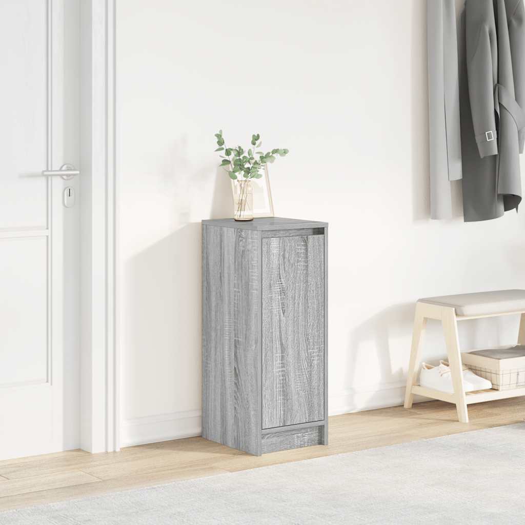 Shoe Cabinet Grey Sonoma 29.5x34x76 cm Engineered Wood