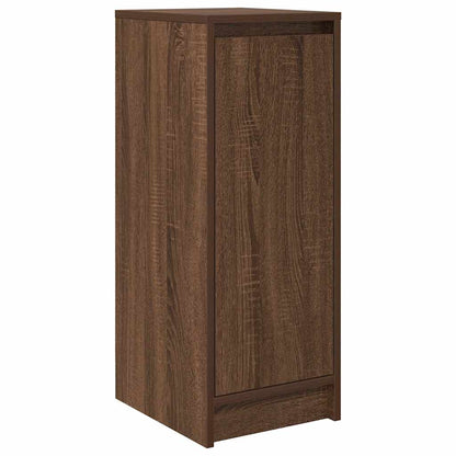 Shoe Cabinet Brown Oak 29.5x34x76 cm Engineered Wood