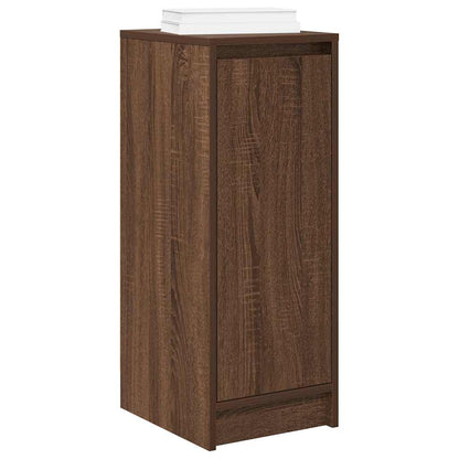 Shoe Cabinet Brown Oak 29.5x34x76 cm Engineered Wood