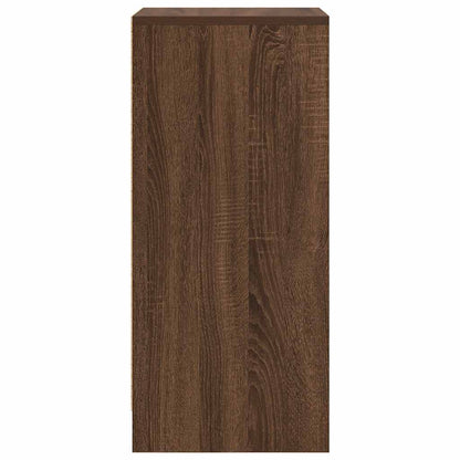 Shoe Cabinet Brown Oak 29.5x34x76 cm Engineered Wood