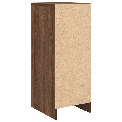 Shoe Cabinet Brown Oak 29.5x34x76 cm Engineered Wood