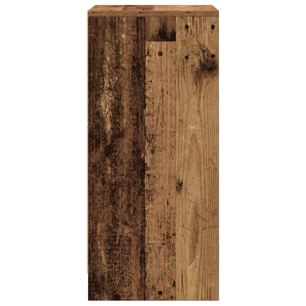 Shoe Cabinet Old Wood 29.5x34x76 cm Engineered Wood