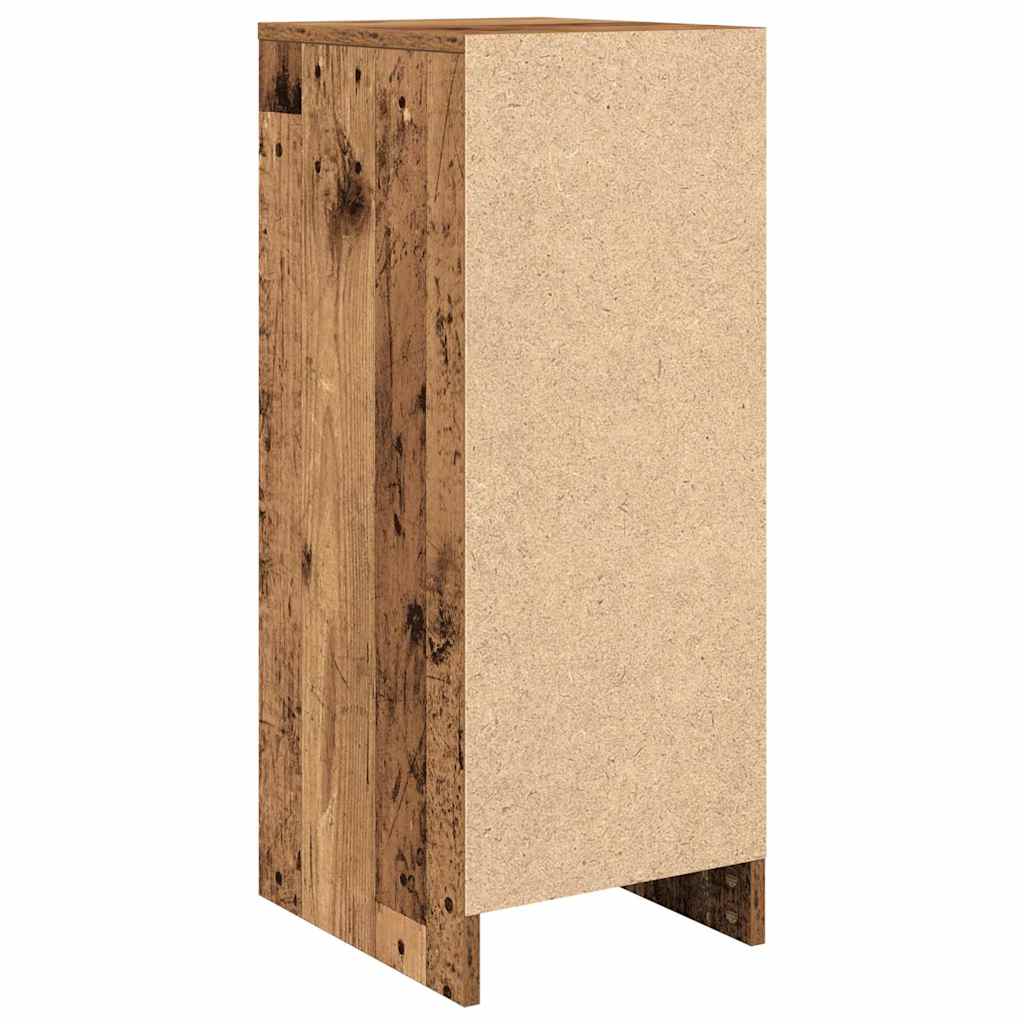 Shoe Cabinet Old Wood 29.5x34x76 cm Engineered Wood