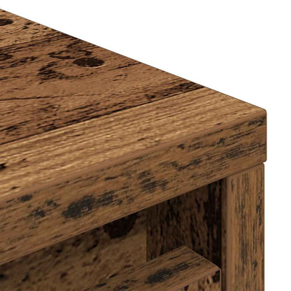 Shoe Cabinet Old Wood 29.5x34x76 cm Engineered Wood