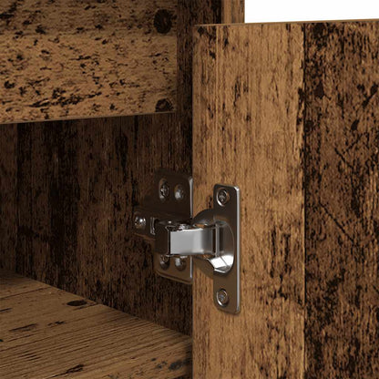 Shoe Cabinet Old Wood 29.5x34x76 cm Engineered Wood