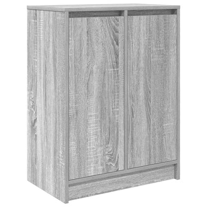 Shoe Cabinet Grey Sonoma 57x34x76 cm Engineered Wood