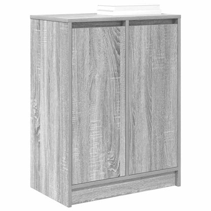 Shoe Cabinet Grey Sonoma 57x34x76 cm Engineered Wood