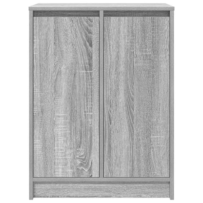 Shoe Cabinet Grey Sonoma 57x34x76 cm Engineered Wood
