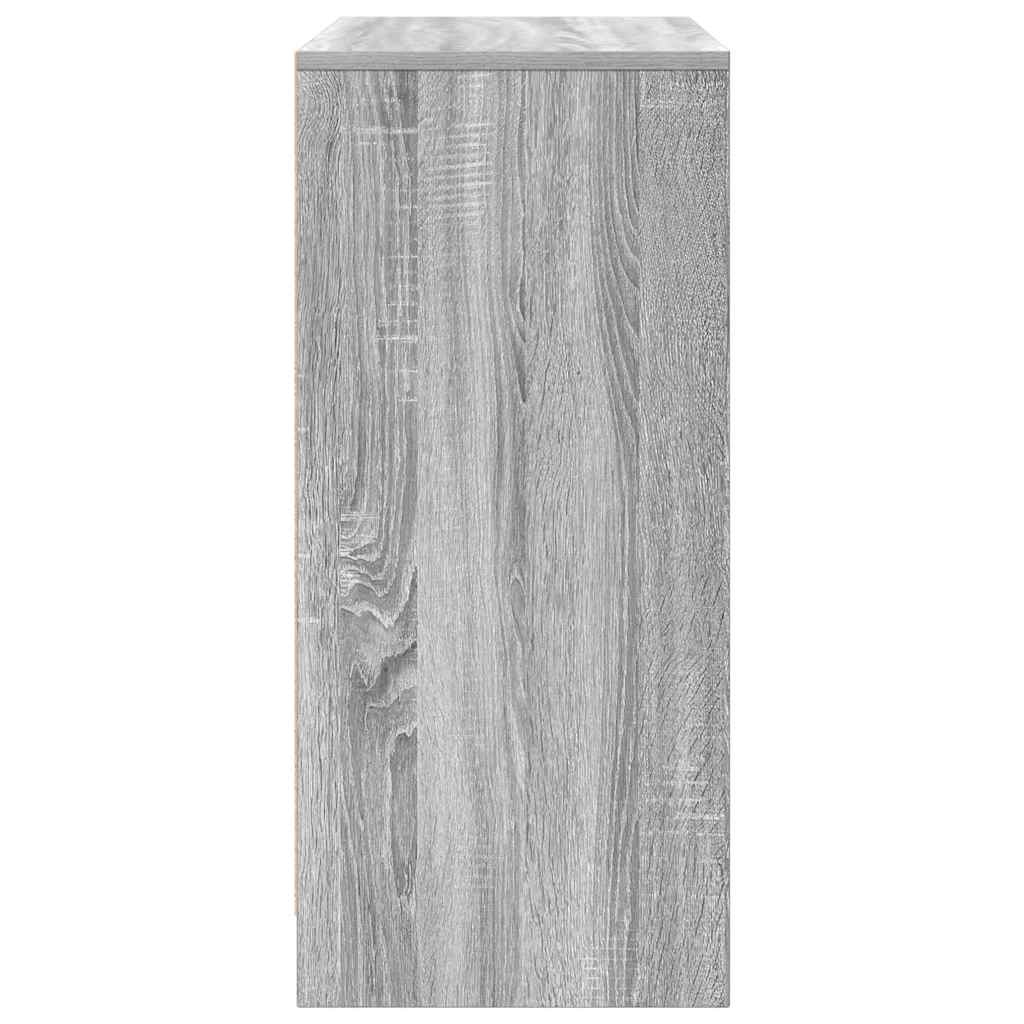 Shoe Cabinet Grey Sonoma 57x34x76 cm Engineered Wood