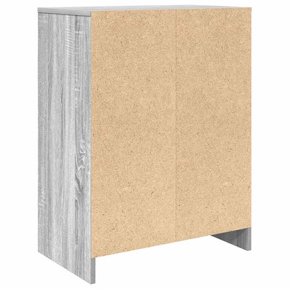 Shoe Cabinet Grey Sonoma 57x34x76 cm Engineered Wood