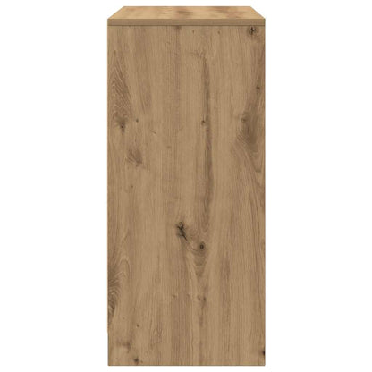 Shoe Cabinet Artisan Oak 57x34x76 cm Engineered Wood