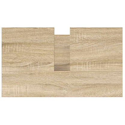 Bathroom Basin Cabinet with Drawers Sonoma Oak 60x34.5x60 cm