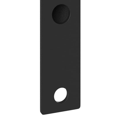 Flag Pole Holder Black 15 x 3 cm Steel