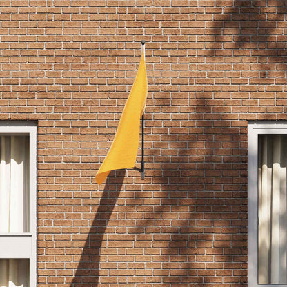 Flag Pole Holder Black 15 x 3 cm Steel