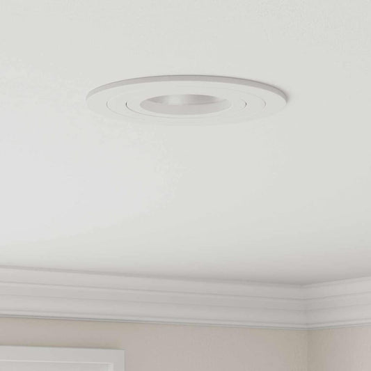 Spotlights with Spotlights 24 pcs White 9 x 9 x cm Aluminium
