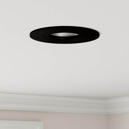 Spotlights with Spotlights 24 pcs Black 9 x 9 x cm Aluminium