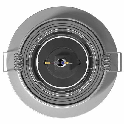 Spotlights with Spotlights 24 pcs Silver 9 x 9 x cm Aluminium