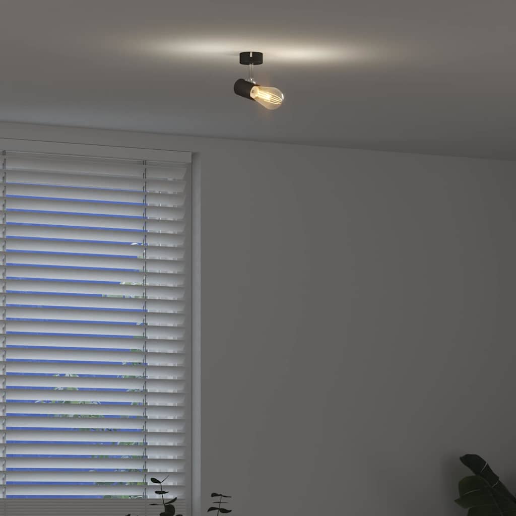 Ceiling Spotlight Black 6.5 x 6 x 11.5 cm Steel