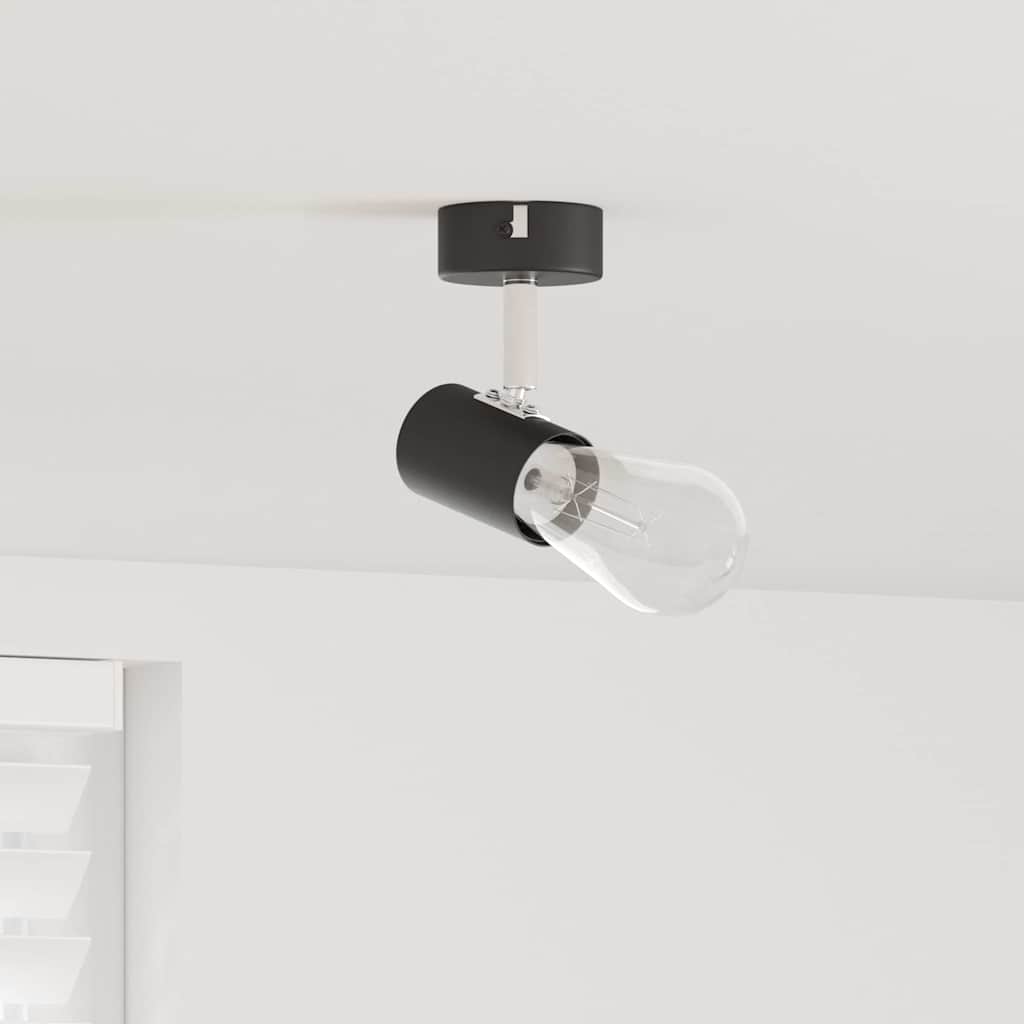 Ceiling Spotlight Black 6.5 x 6 x 11.5 cm Steel