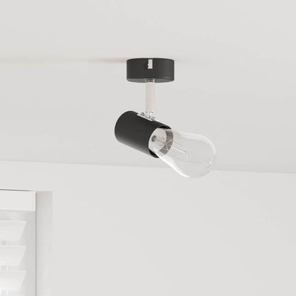 Ceiling Spotlight Black 6.5 x 6 x 11.5 cm Steel