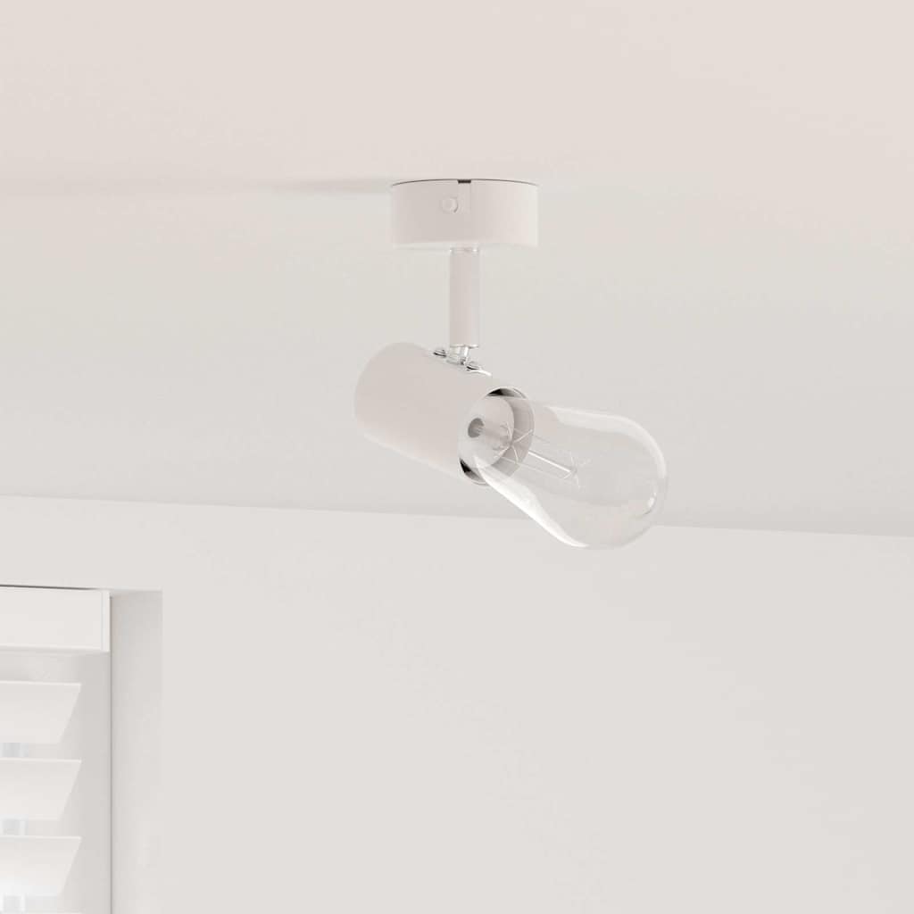 Ceiling Spotlight White 6.5 x 6 x 11.5 cm Steel