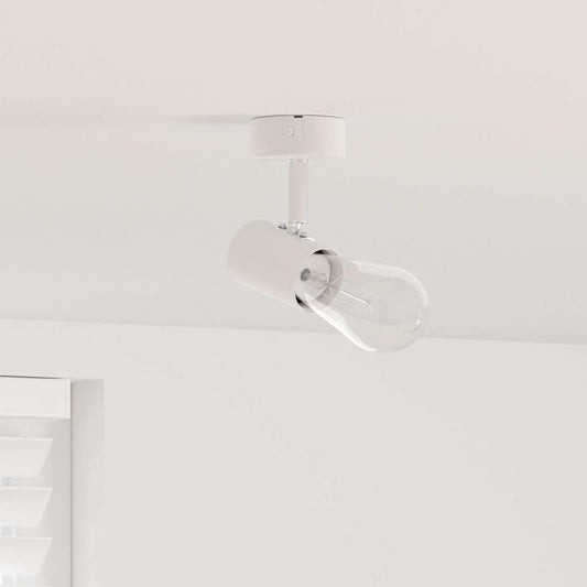 Ceiling Spotlight White 6.5 x 6 x 11.5 cm Steel