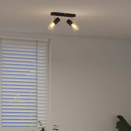 Ceiling Spotlight Black 26 x 6.5 x 11.5 cm Steel