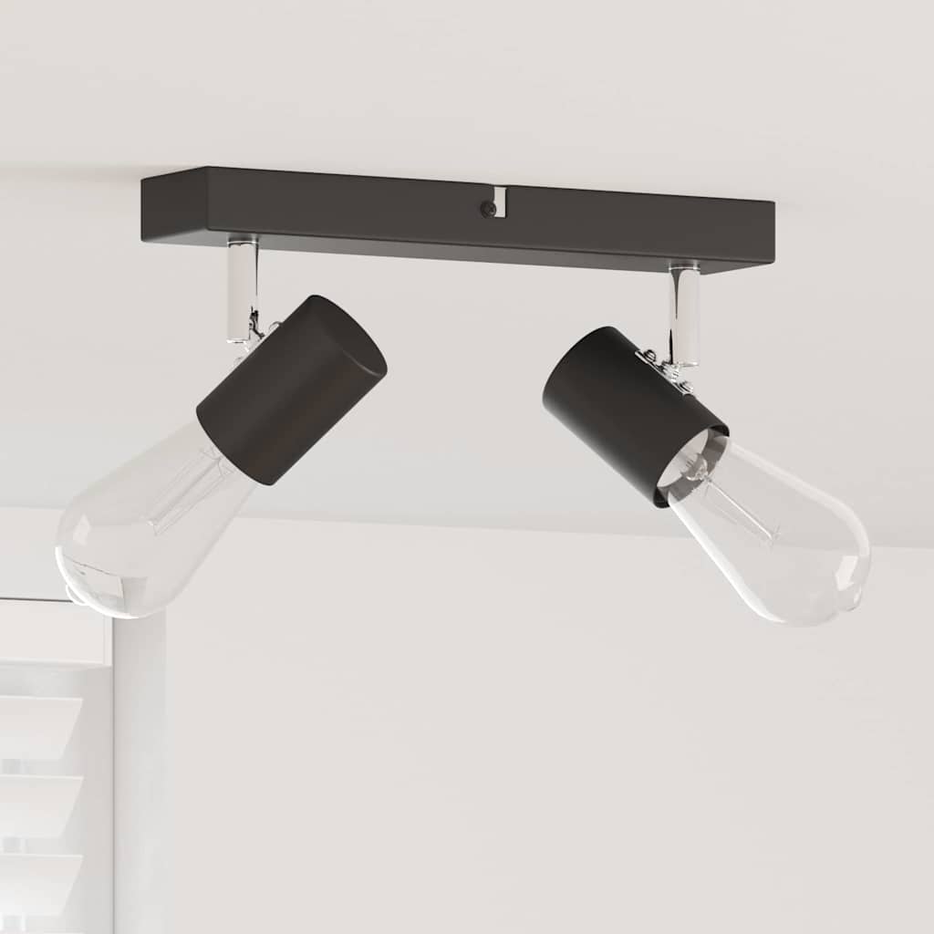 Ceiling Spotlight Black 26 x 6.5 x 11.5 cm Steel