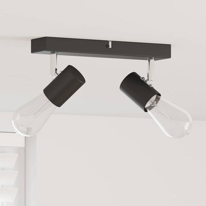 Ceiling Spotlight Black 26 x 6.5 x 11.5 cm Steel