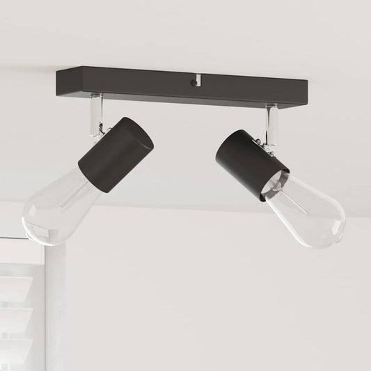 Ceiling Spotlight Black 26 x 6.5 x 11.5 cm Steel