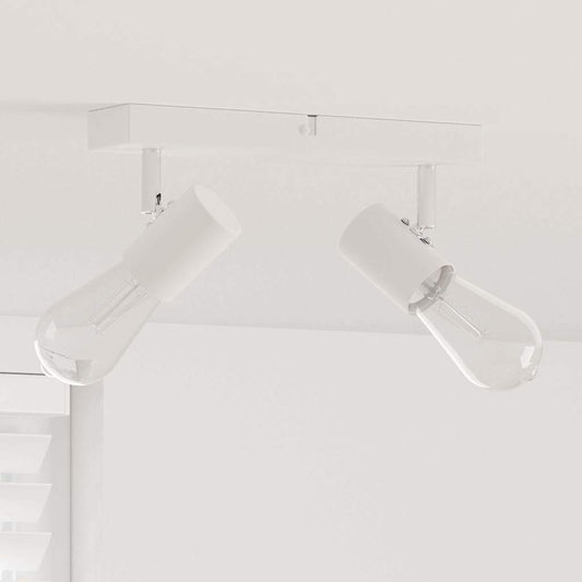 Ceiling Spotlight White 26 x 6.5 x 11.5 cm Steel