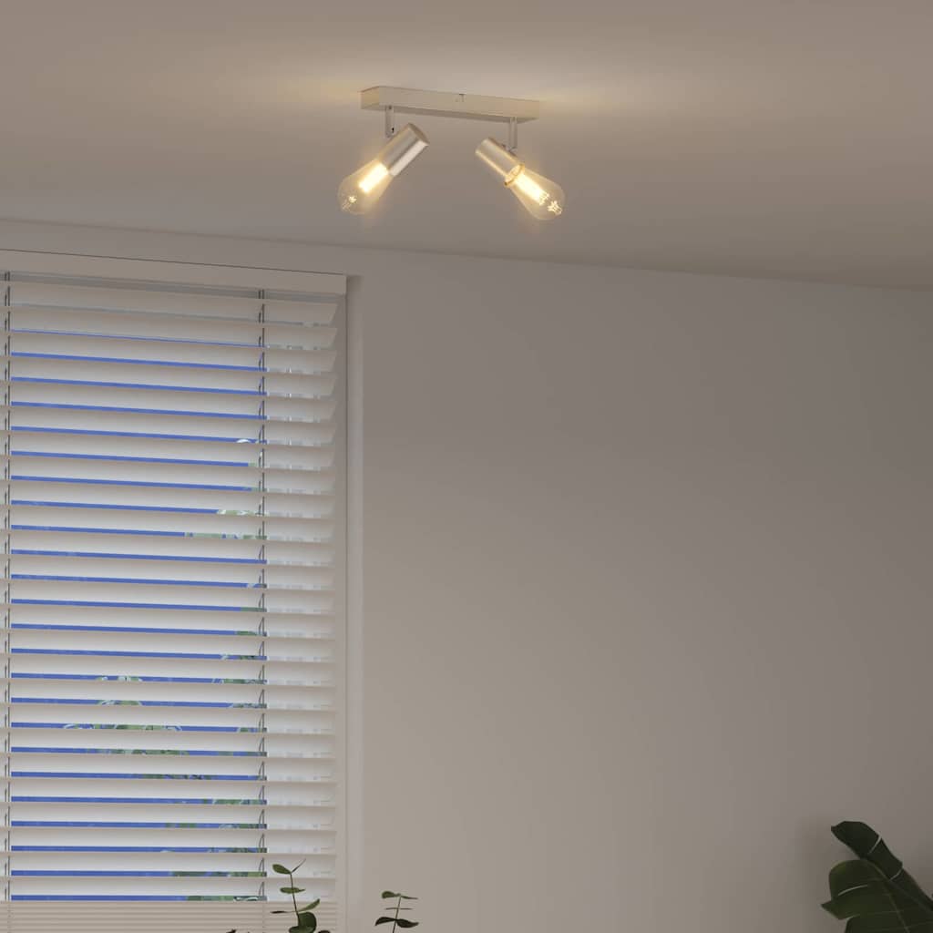 Ceiling Spotlight Brushed nickel 26 x 6.5 x 11.5 cm Steel