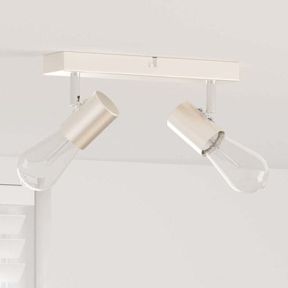 Ceiling Spotlight Brushed nickel 26 x 6.5 x 11.5 cm Steel