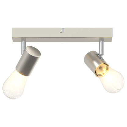 Ceiling Spotlight Brushed nickel 26 x 6.5 x 11.5 cm Steel