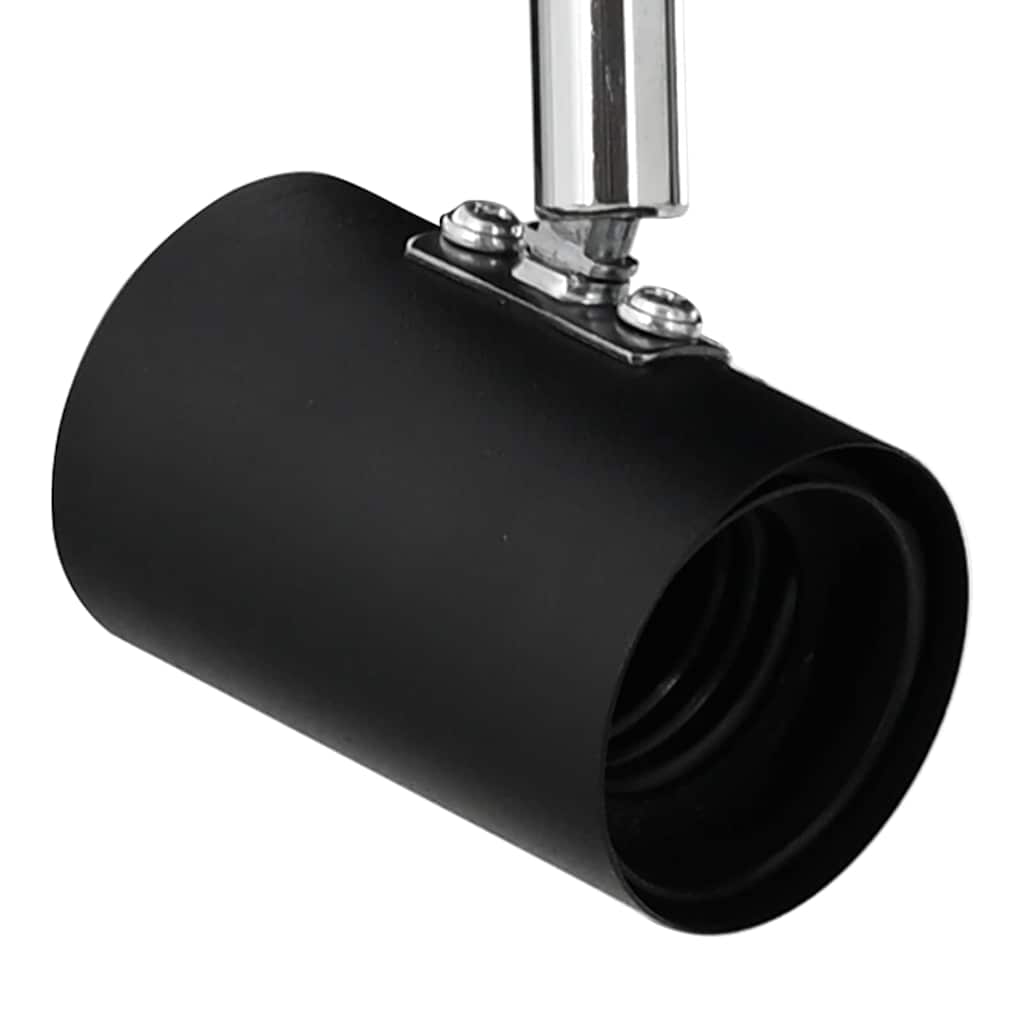 Ceiling Spotlight Black 38 x 6.5 x 11.5 cm Steel