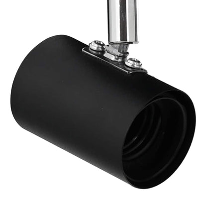 Ceiling Spotlight Black 38 x 6.5 x 11.5 cm Steel