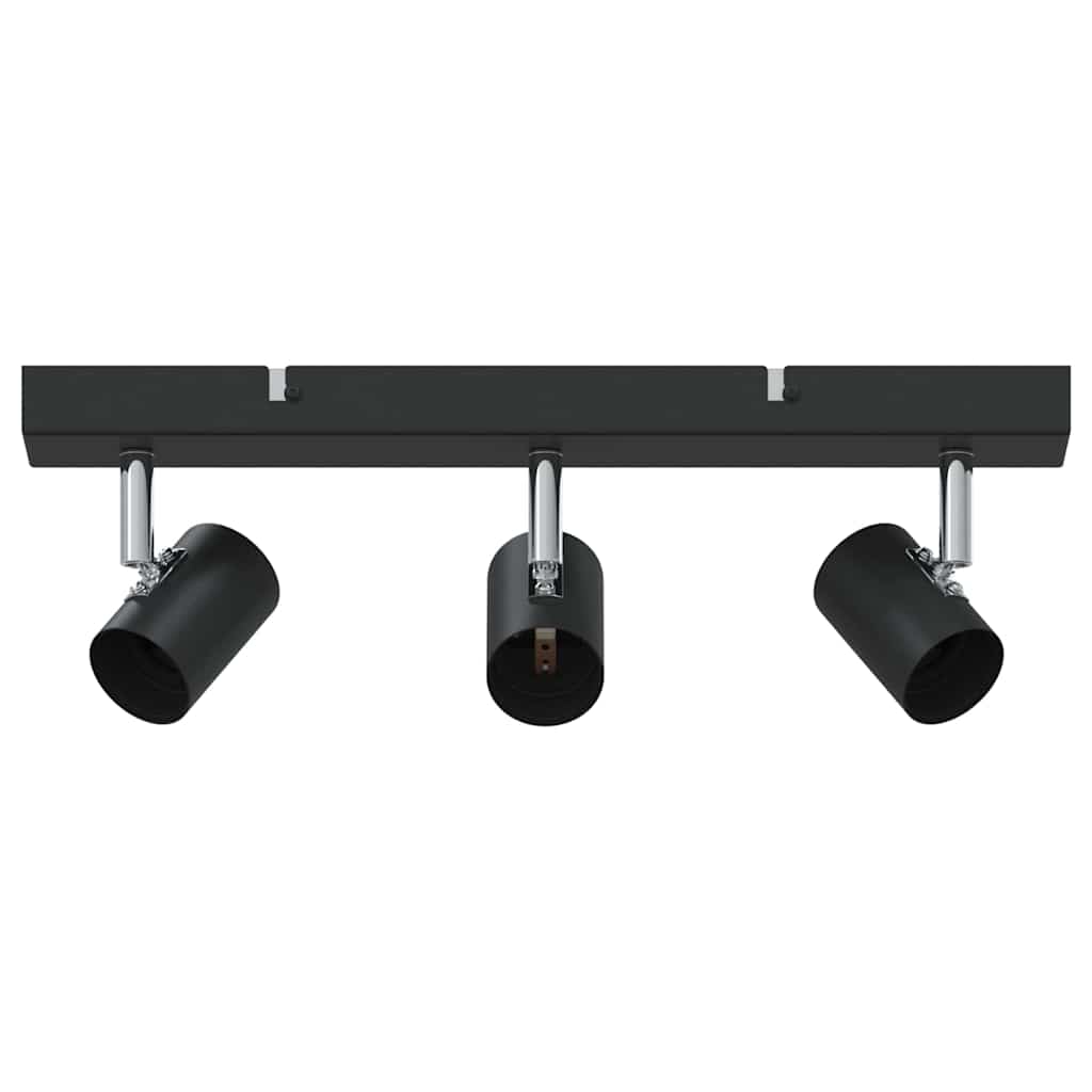 Ceiling Spotlight Black 38 x 6.5 x 11.5 cm Steel